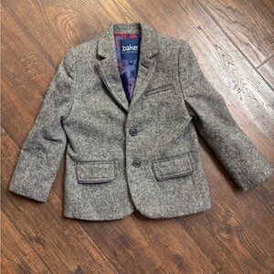 Ted Baker Kids Gray Wool Blazer